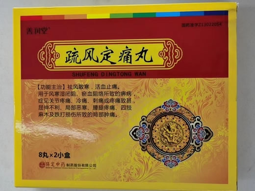 善润堂疏风定痛丸招商代理 8丸*2小盒 善润堂