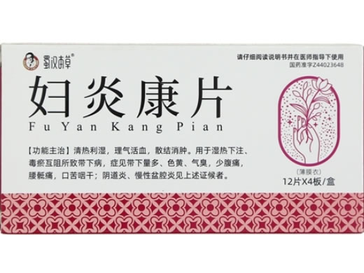 蜀汉本草妇炎康片招商代理 48片