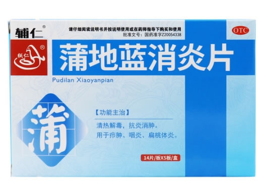 辅仁蒲地蓝消炎片招商代理 70片