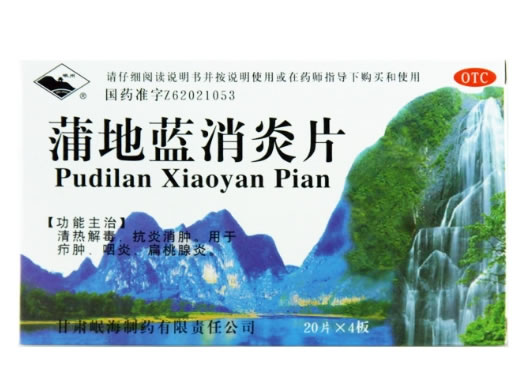 蒲地蓝消炎片招商代理 80片 岷海制药