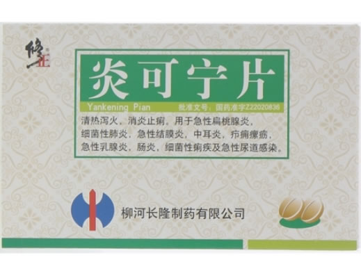 修正炎可宁片招商代理 36片 柳河长隆制药