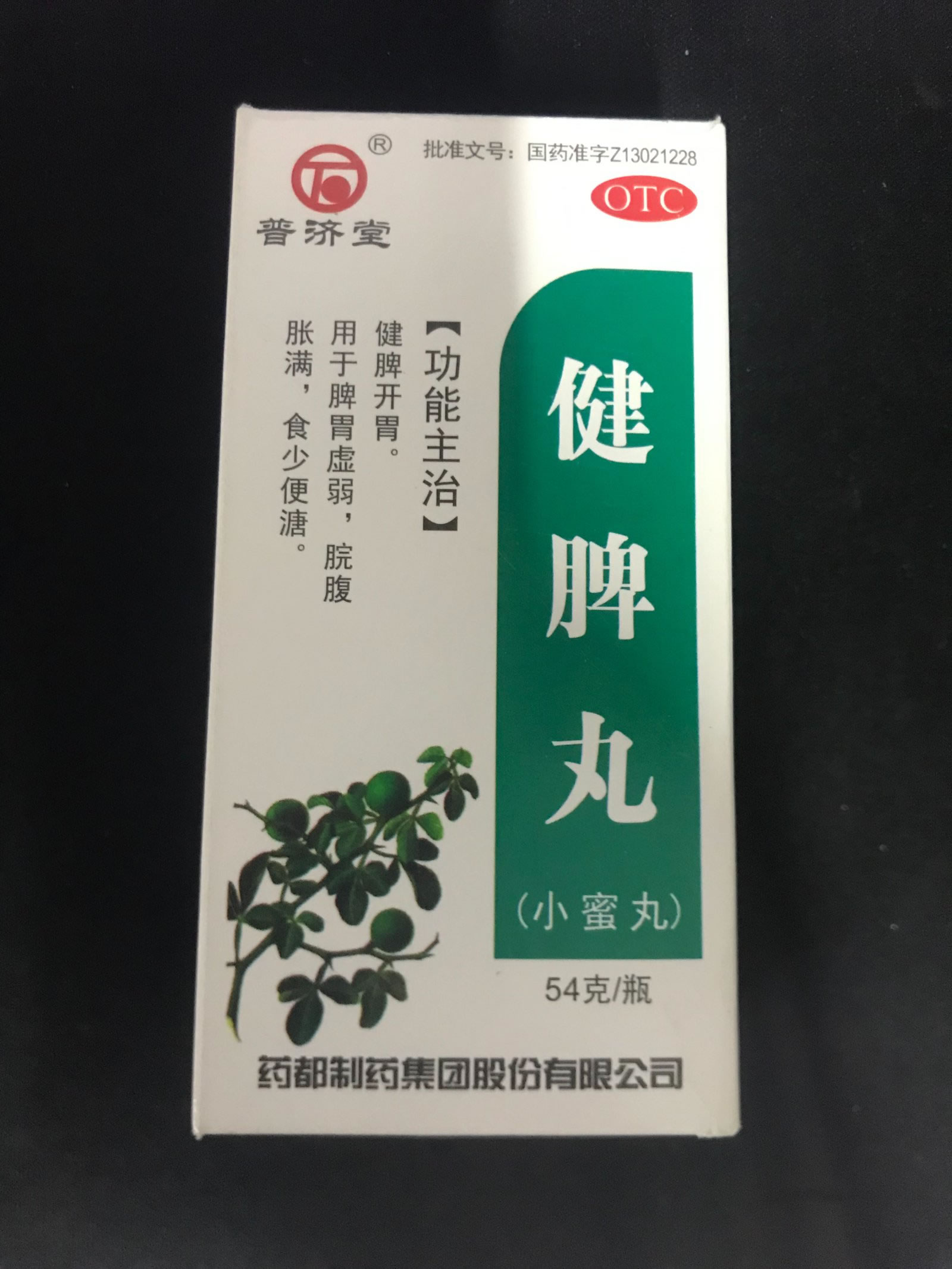 普济堂健脾丸招商代理 54g 药都制药
