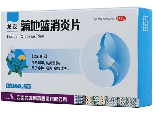 龙发蒲地蓝消炎片招商代理 36片