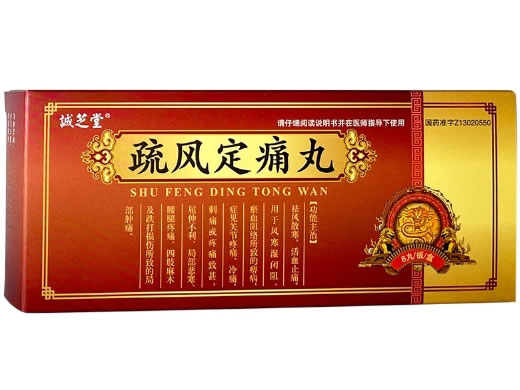 诚芝堂疏风定痛丸招商代理 8丸 诚芝堂