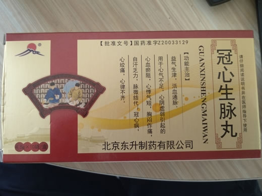 冠心生脉丸招商代理 10袋 东升