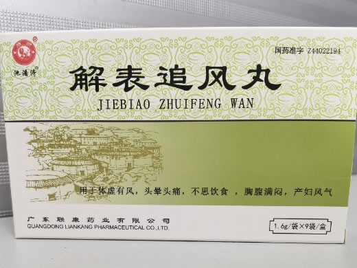 池潘济解表追风丸招商代理 9袋