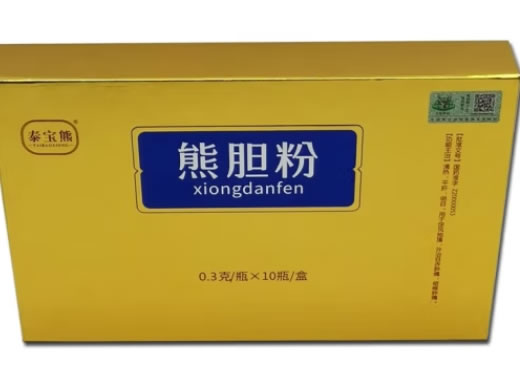 泰宝熊熊胆粉招商代理 0.3g*10瓶 中善制药厂