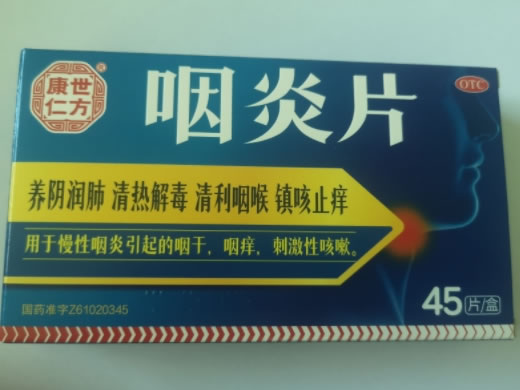 康世仁方咽炎片招商代理 45片