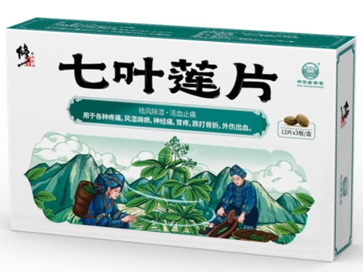 修正七叶莲片招商代理 36片