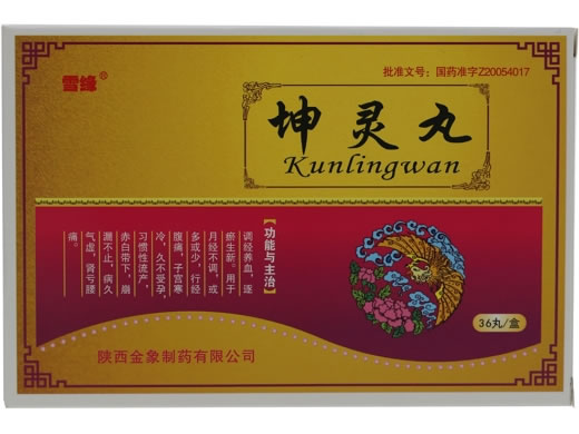 雪缘坤灵丸招商代理 36丸 金象制药