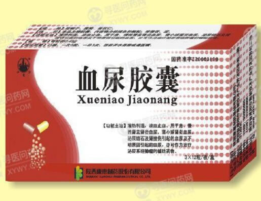 血尿胶囊招商代理 36粒 陕西康惠制药