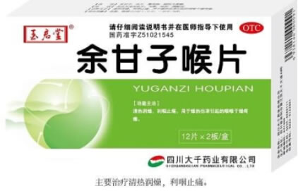 余甘子喉片招商代理 24片 四川大千药业