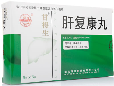 甘得生肝复康丸招商代理 6袋 湖北瑞华制药