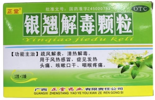 正堂银翘解毒颗粒招商代理 12g*10袋 正堂药业