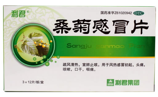 利君桑菊感冒片招商代理 36片 利君现代