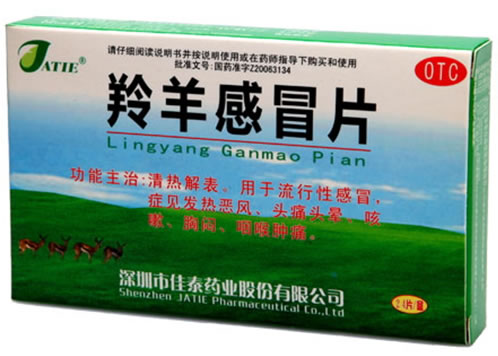 羚羊感冒片招商代理 24片 佳泰药业
