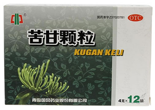 苦甘颗粒招商代理 12袋 国风药业