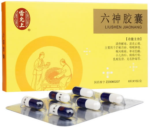 雷允上六神胶囊招商代理 6粒 雷允上药业