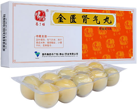 冯了性金匮肾气丸招商代理 6g*10丸 佛山冯了性药业