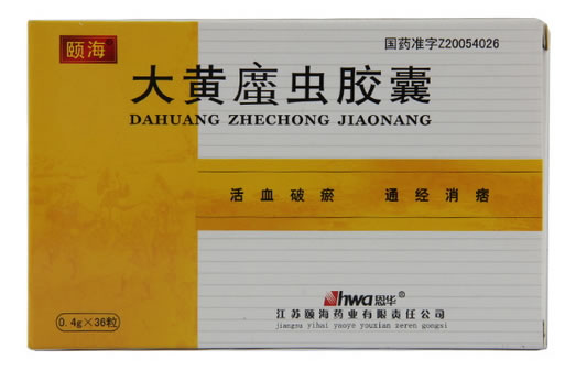 颐海大黄䗪虫胶囊招商代理 颐海 36粒