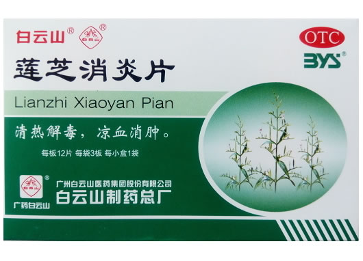 白云山莲芝消炎片招商代理 36片