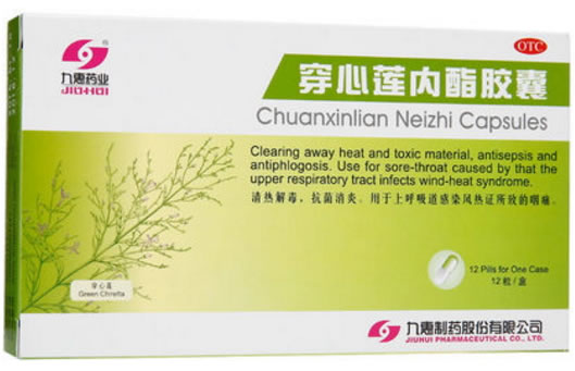 九惠药业穿心莲内酯胶囊招商代理 12粒 惠州市九惠制药