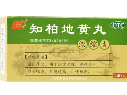 知柏地黄丸招商代理 240丸 上海宝龙安庆药业