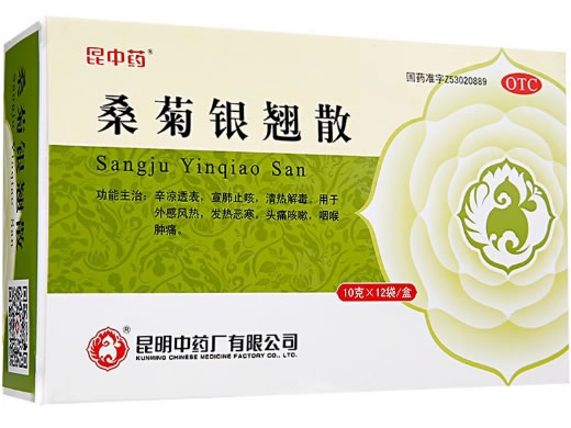 昆中药桑菊银翘散招商代理 12袋 昆中药