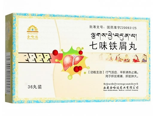 七味铁屑丸招商代理 36粒 西藏金哈达