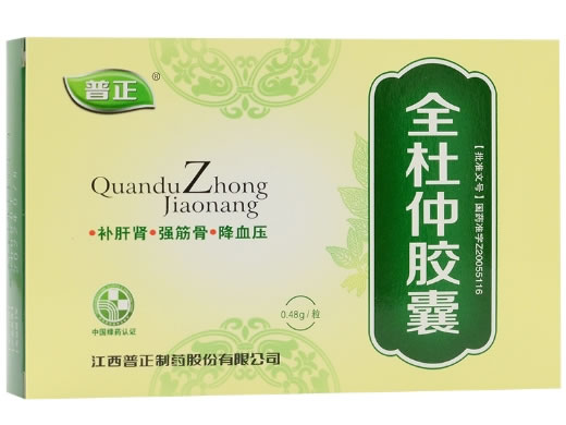 普正全杜仲胶囊招商代理 12粒