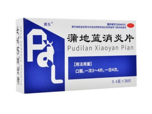 甫东蒲地蓝消炎片招商代理 28片