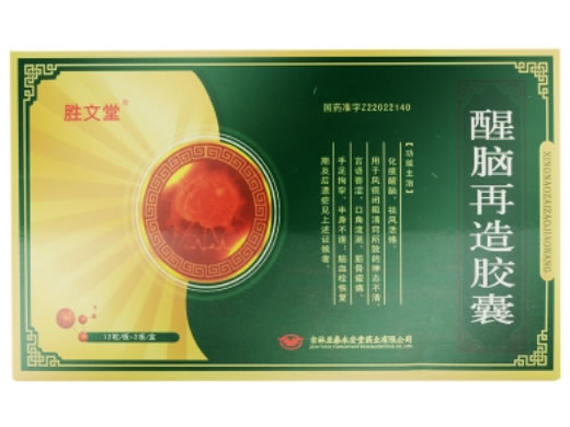 胜文堂醒脑再造胶囊招商代理 24粒 胜文堂