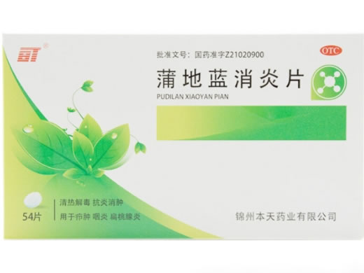 蒲地蓝消炎片招商代理 54片 锦州本天