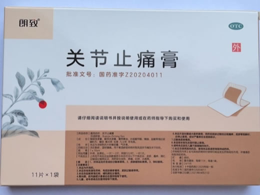 朗致关节止痛膏招商代理 11片