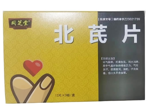 同芝堂北芪片招商代理 同芝堂