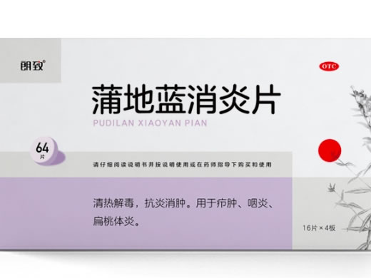 朗致蒲地蓝消炎片招商代理 64片