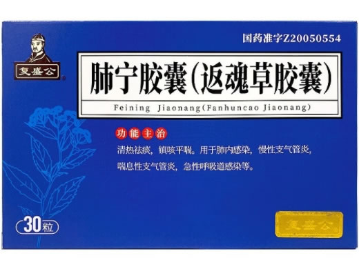 复盛公肺宁胶囊(返魂草胶囊)招商代理 30粒 银诺克药业