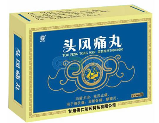 头风痛丸招商代理 9袋 甘肃佛仁制药
