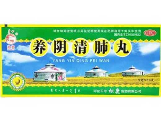 松鹿养阴清肺丸招商代理 10丸 松鹿制药