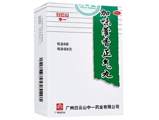 白云山中一加味藿香正气丸招商代理 6袋 白云山中一