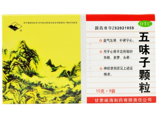 五味子颗粒招商代理 9袋 岷海制药