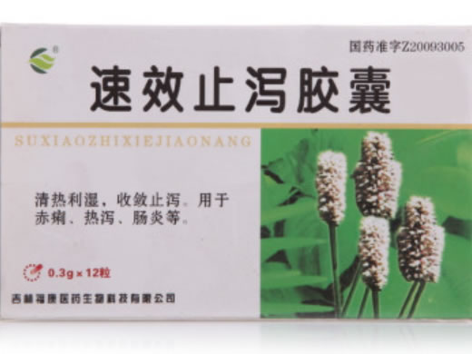 速效止泻胶囊招商代理 12粒 吉林福康