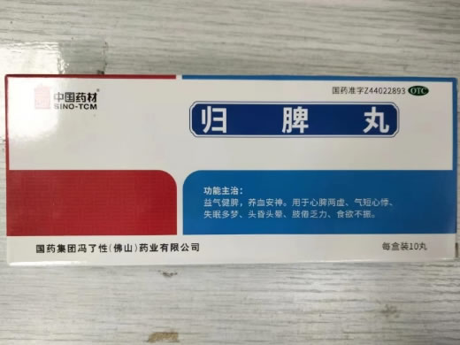 冯了性归脾丸招商代理 9g*10丸