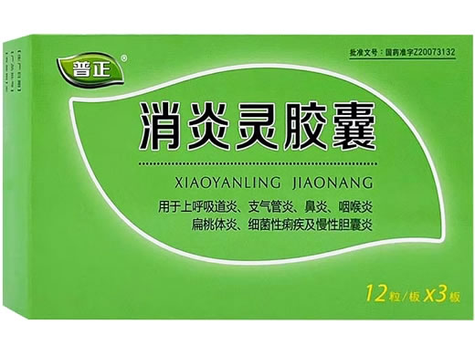 普正消炎灵胶囊招商代理 36粒 江西普正制药
