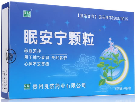 良济眠安宁颗粒招商代理 6袋 良济药业