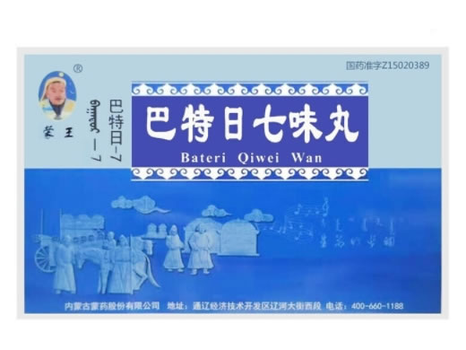 蒙王巴特日七味丸招商代理 60丸 盒装