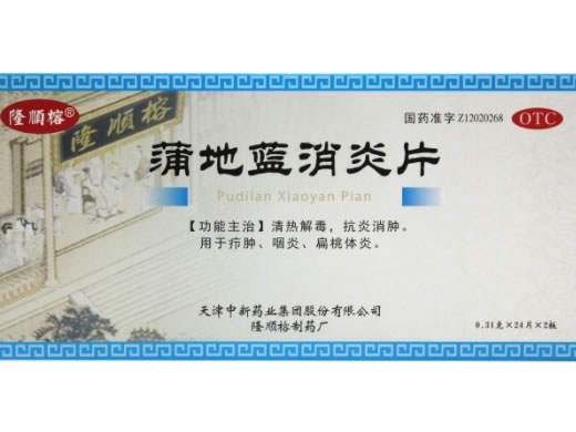 隆顺榕蒲地蓝消炎片招商代理 48片