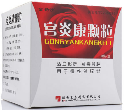 金扬沙宫炎康颗粒招商代理 8袋 东泰制药