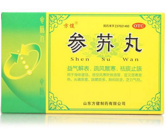 参苏丸招商代理 :参苏丸 6g*6袋 山东方健制药