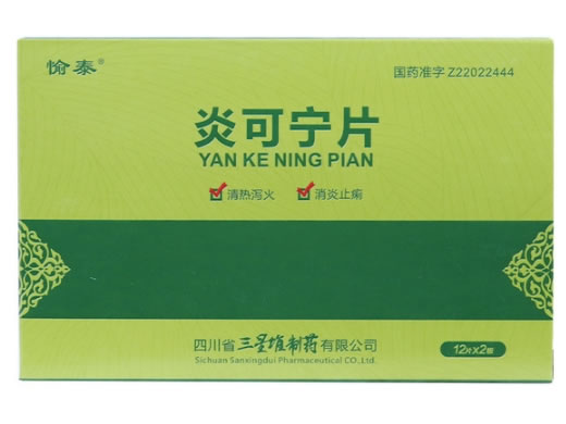 愉泰炎可宁片招商代理 24片